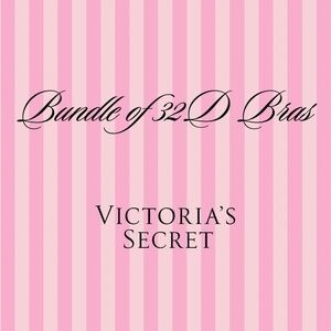Victorias Secret 32D Bra Bundle of 6